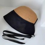 Chapeau de paille coréen pour protection du soleil à larges bords