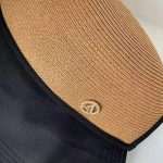 Chapeau de paille coréen pour protection du soleil à larges bords