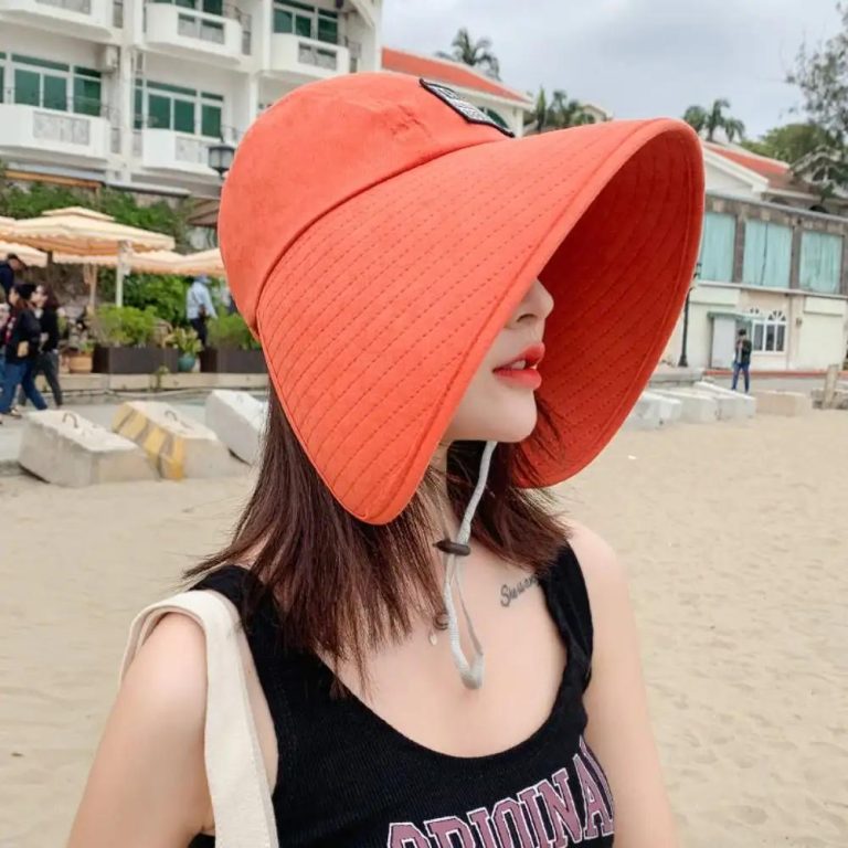 Chapeau de soleil pour femme anti-uv coréen à très large bord
