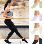 Chaussettes antidérapantes femme en mesh respirant pour le yoga
