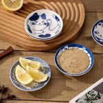 Petite assiette en céramique japonaise à motifs de chats