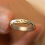 Bague-en-argent-925-fine-avec-motif-du-Mont-Fuji-picture-1