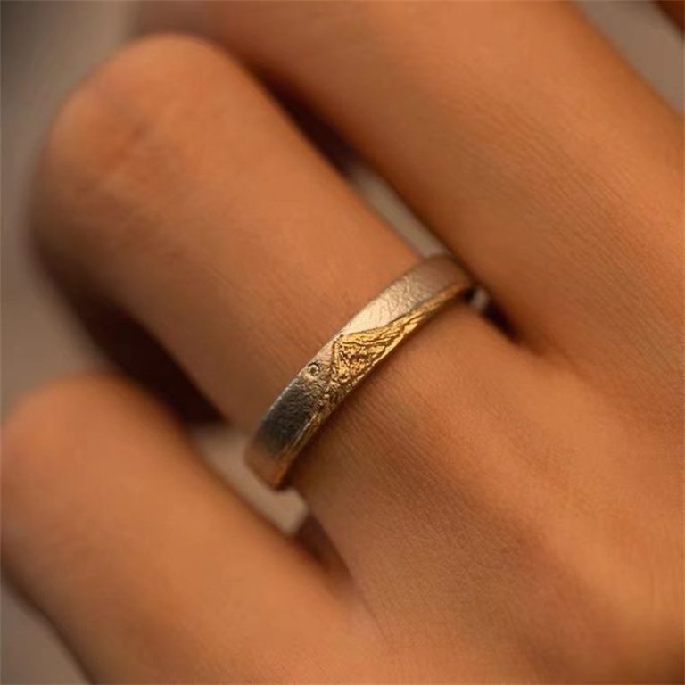 Bague-en-argent-925-fine-avec-motif-du-Mont-Fuji-picture-2