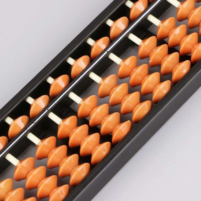 Boulier japonais soroban traditionnel à perles mobiles et cadre noir