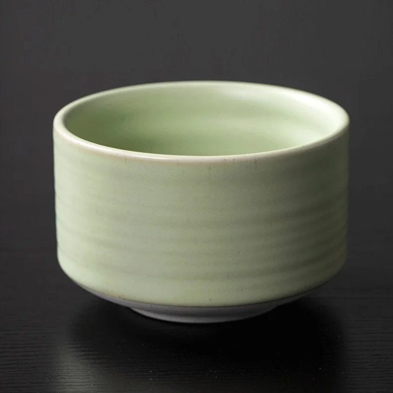 Kit thé matcha japonais avec chawan et chasen en bambou, coffret cadeau céramique émaillée