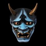 Masque-oni-hannya-integral-aux-details-dores-picture-1