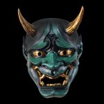 Masque-oni-hannya-integral-aux-details-dores-picture-2