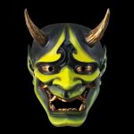 Masque-oni-hannya-integral-aux-details-dores-picture-4