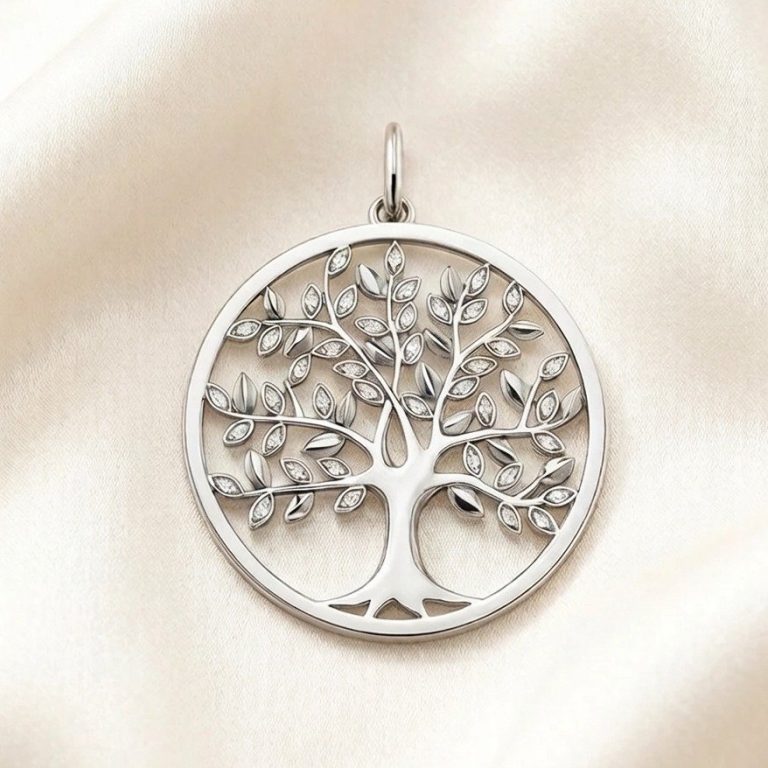 Pendentif-rond-ajoure-en-argent-925-a-motif-darbre-de-vie-picture-1-1