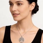 Pendentif-rond-ajoure-en-argent-925-a-motif-darbre-de-vie-picture-2