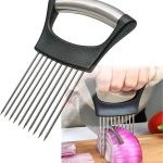 Pique à oignon en inox à 10 lames parallèles
