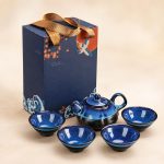 Service-a-the-japonais-ceramique-au-glacis-bleu-Jun-Kiln-picture-1-1