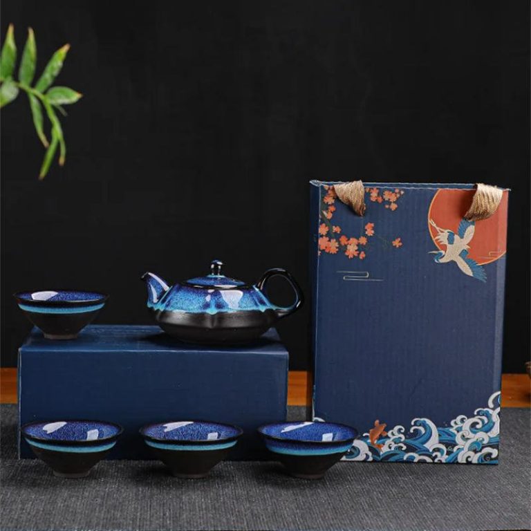 Service-a-the-japonais-ceramique-au-glacis-bleu-Jun-Kiln-picture-4