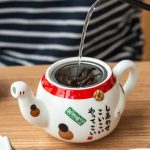Service-a-the-japonais-en-porcelaine-fine-en-forme-de-chat-Maneki-neko-avec-filt-picture-6