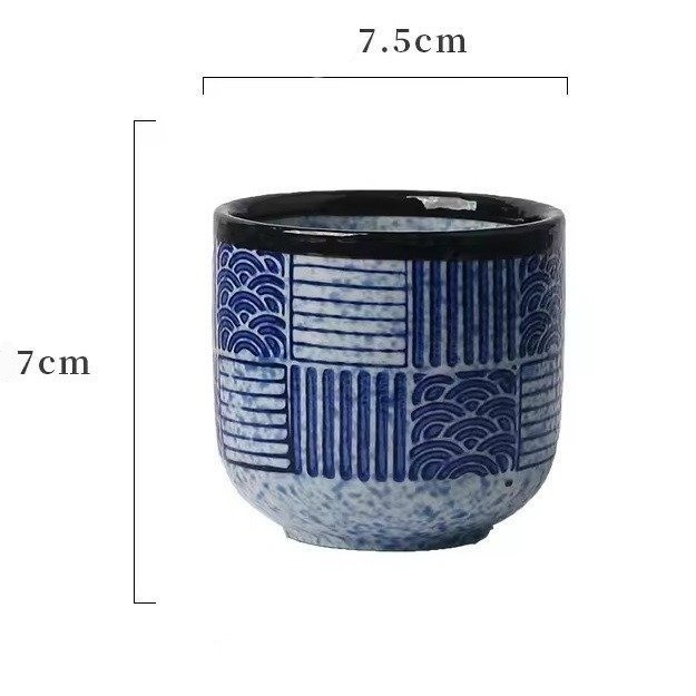 Tasse-a-the-japonaise-en-ceramique-artisanale-a-motifs-de-vagues-et-geometriques-picture-7