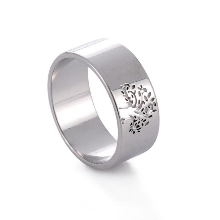 Bague-arbre-de-vie-en-acier-inoxydable-ajoure-pour-homme-et-femme-picture-6
