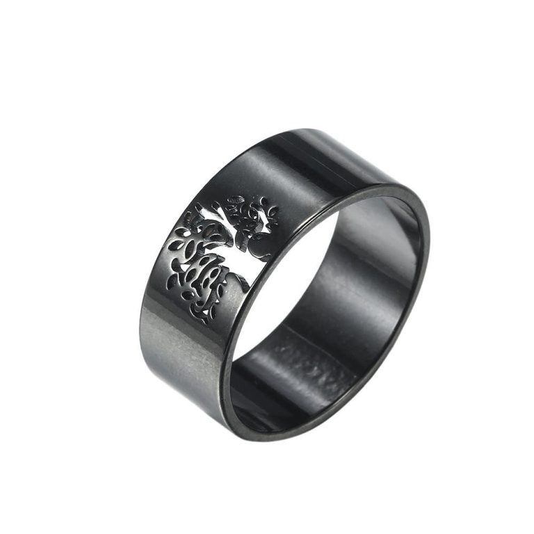 Bague-arbre-de-vie-en-acier-inoxydable-ajoure-pour-homme-et-femme-picture-7