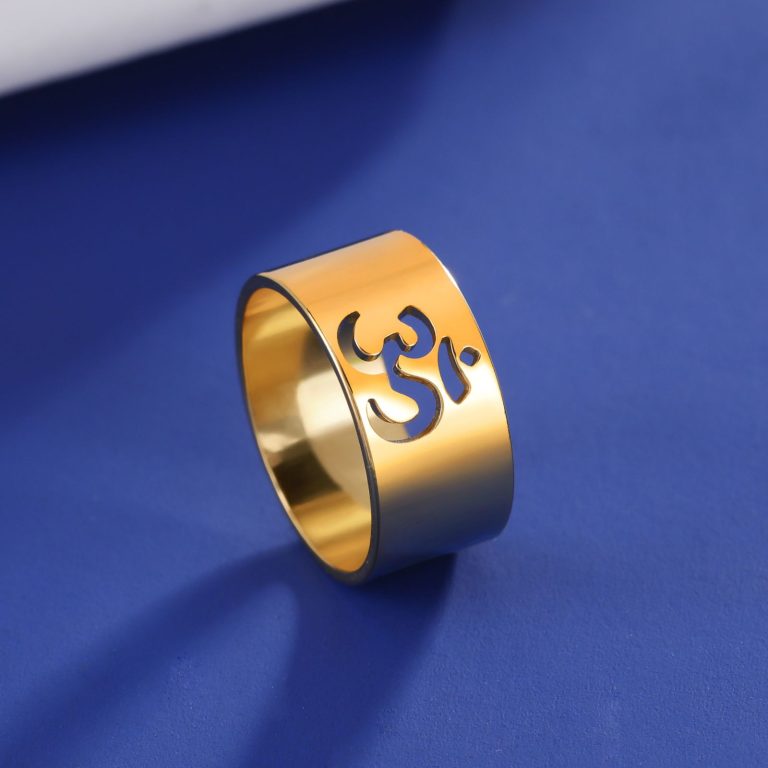 Bague-large-ajouree-en-acier-inoxydable-avec-symbole-Om-pour-la-meditation-et-le-picture-4