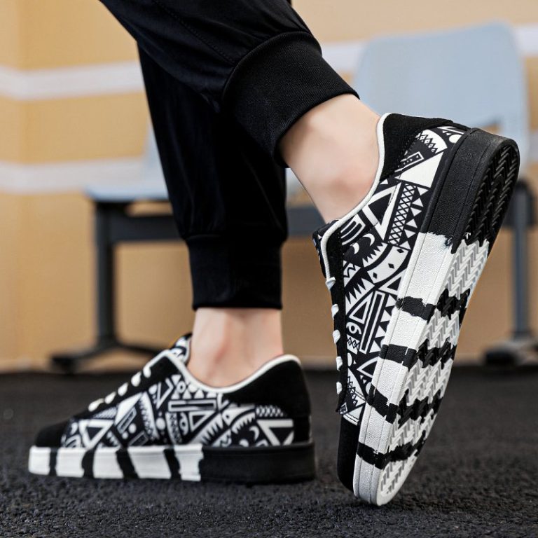 Baskets-de-skate-basses-a-motifs-geometriques-multicolores-pour-homme-picture-5