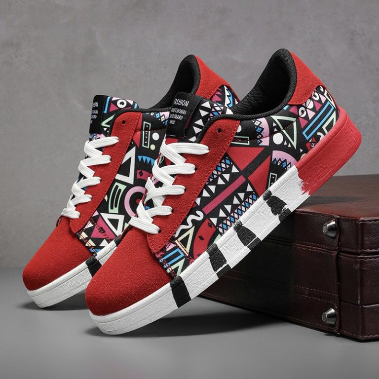 Baskets-de-skate-basses-a-motifs-geometriques-multicolores-pour-homme-picture-8