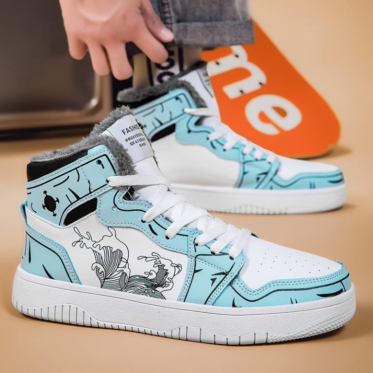 Baskets-montantes-streetwear-a-motif-de-carpe-et-vagues-picture-10