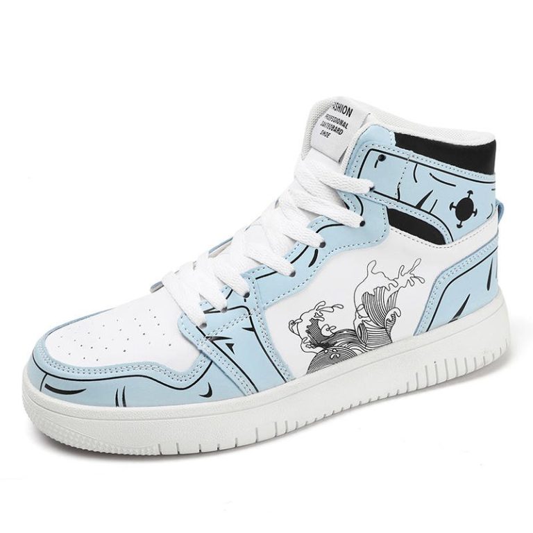 Baskets-montantes-streetwear-a-motif-de-carpe-et-vagues-picture-5