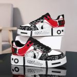 Baskets-streetwear-de-skateboard-a-motifs-paisley-et-semelle-graphique-picture-1