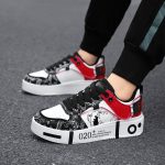 Baskets-streetwear-de-skateboard-a-motifs-paisley-et-semelle-graphique-picture-3
