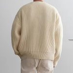 Blouson-type-bomber-en-maille-cotelee-avec-fermeture-zippee-et-poches-laterales-picture-2