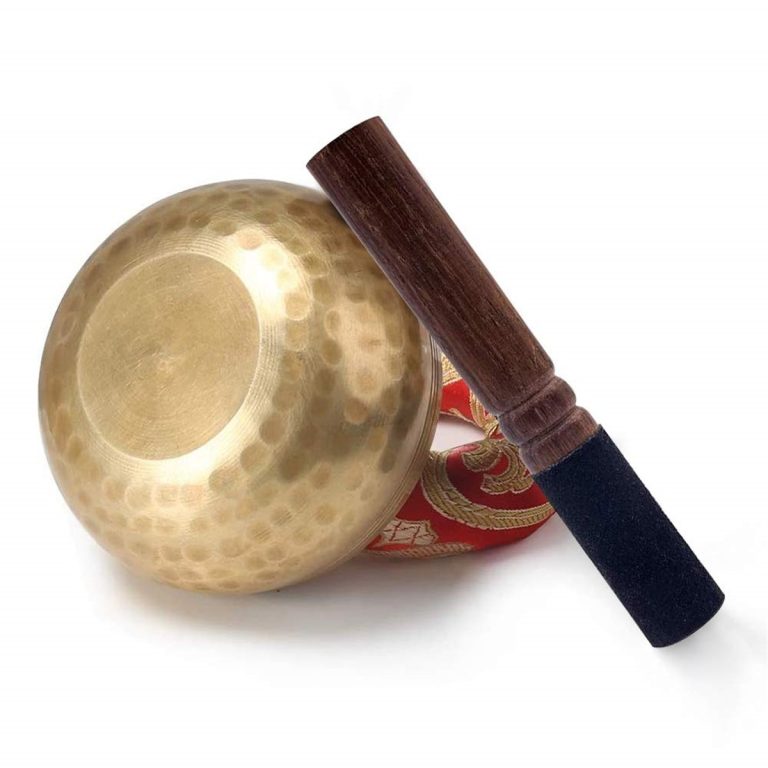 Bol-chantant-tibetain-432-hz-en-metal-dore-fait-main-pour-la-meditation-et-le-yo-picture-2
