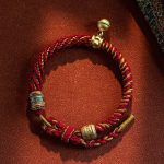 Bracelet-en-tissu-tresse-avec-perles-decoratives-dorees-et-clochette-en-metal-do-picture-10