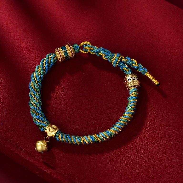 Bracelet-en-tissu-tresse-avec-perles-decoratives-dorees-et-clochette-en-metal-do-picture-8