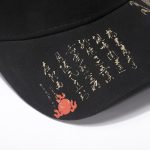 Casquette-de-baseball-a-dragon-dore-avec-caracteres-sur-la-visiere-picture-5