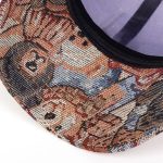 Casquette kawaii unisexe avec motif jacquard d'oursons en peluche et visière courbée