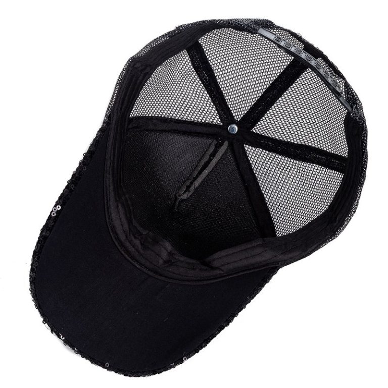 Casquette-papillon-strass-avec-sequins-scintillants-et-motifs-floraux-brodes-picture-6