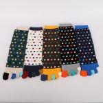 Chaussettes-a-cinq-doigts-en-coton-a-motifs-de-carres-multicolores-et-orteils-en-picture-2