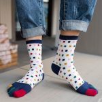 Chaussettes-a-cinq-doigts-en-coton-a-motifs-de-carres-multicolores-et-orteils-en-picture-4