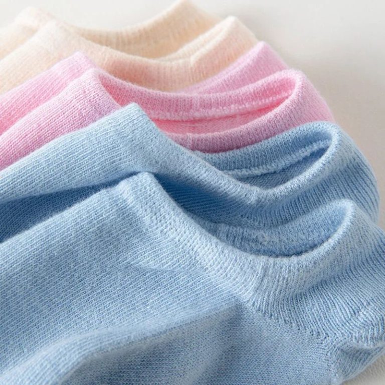 Chaussettes basses invisibles à cinq orteils pour femme en coton multicolore lot de 5 paires
