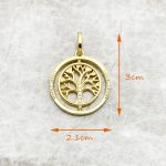 Collier-arbre-de-vie-en-or-avec-pendentif-pivotant-orne-de-zircones-et-double-an-picture-2
