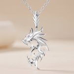 Collier-pendentif-dragon-aux-motifs-tribaux-en-spirales-et-volutes-pour-homme-miniature