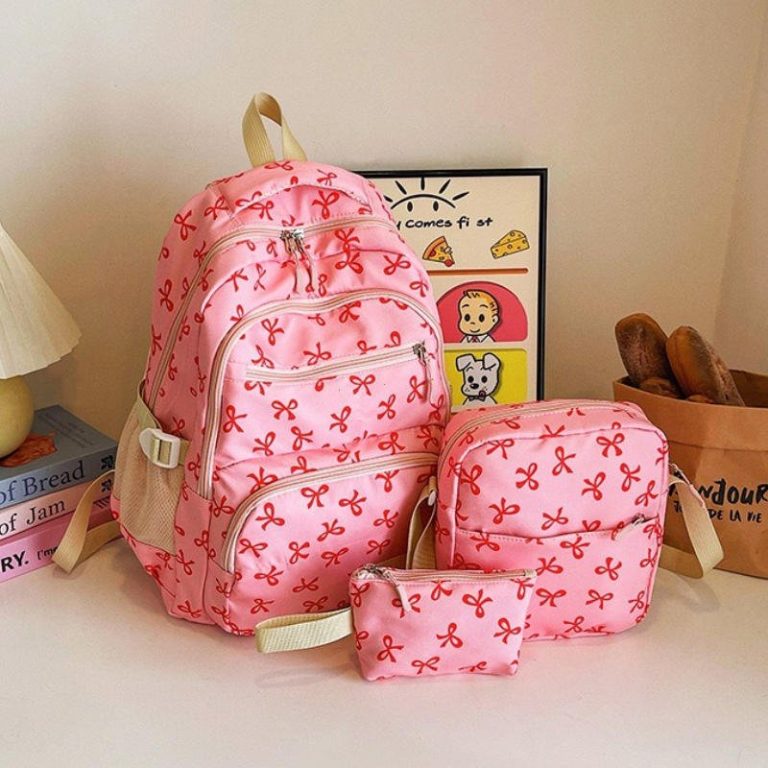 Ensemble-de-sacs-a-motif-nuds-repetitifs-avec-sac-a-dos-multipoches-et-pochette-picture-4