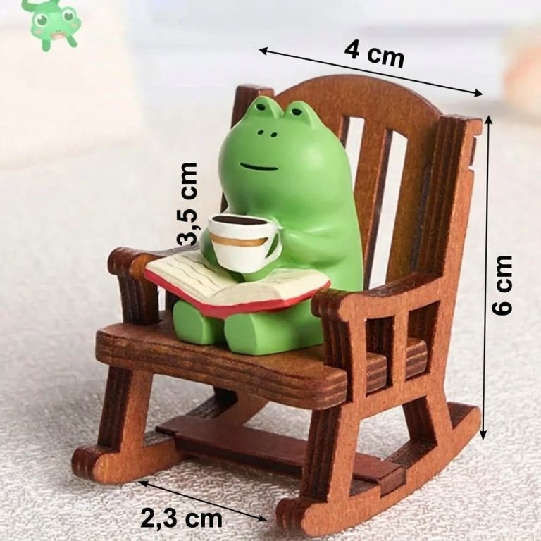Figurine-de-grenouille-en-resine-dans-un-fauteuil-a-bascule-miniature-picture-1-1