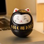 Figurine-maneki-neko-original-en-ceramique-style-daruma-porte-bonheur-picture-7
