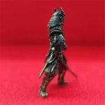 Figurine-samourai-en-bronze-patine-avec-armure-complete-picture-3