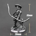 Figurine-samourai-miniature-en-metal-avec-armure-traditionnelle-japonaise-picture-5