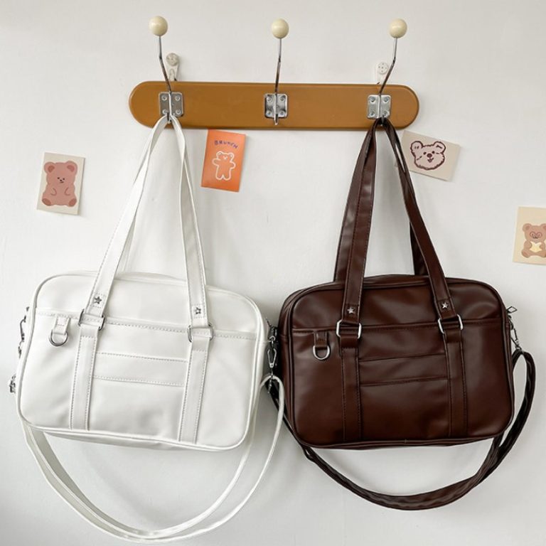 Grand-sac-bandouliere-femme-en-cuir-PU-structure-style-japonais-picture-2