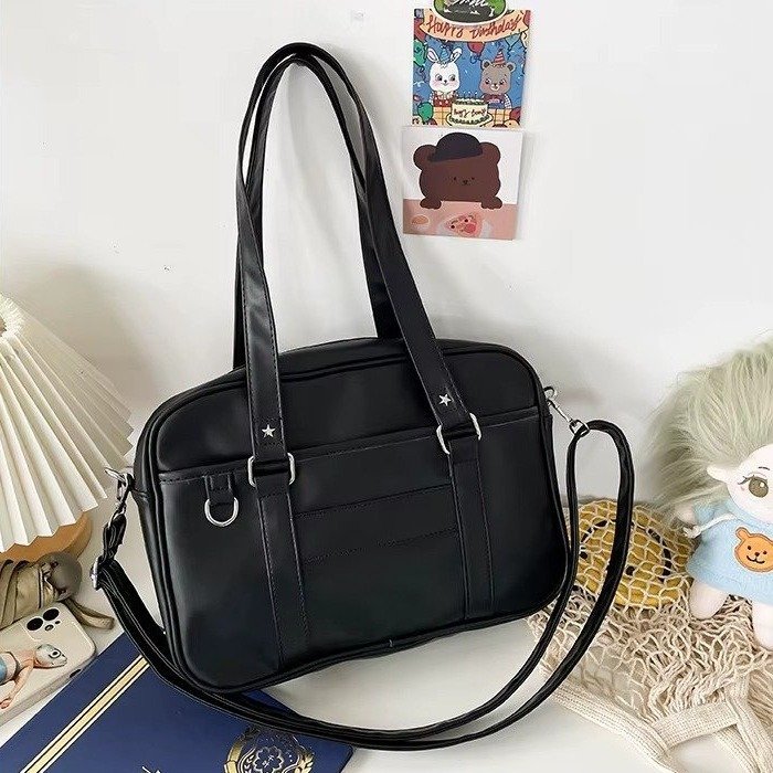 Grand-sac-bandouliere-femme-en-cuir-PU-structure-style-japonais-picture-9