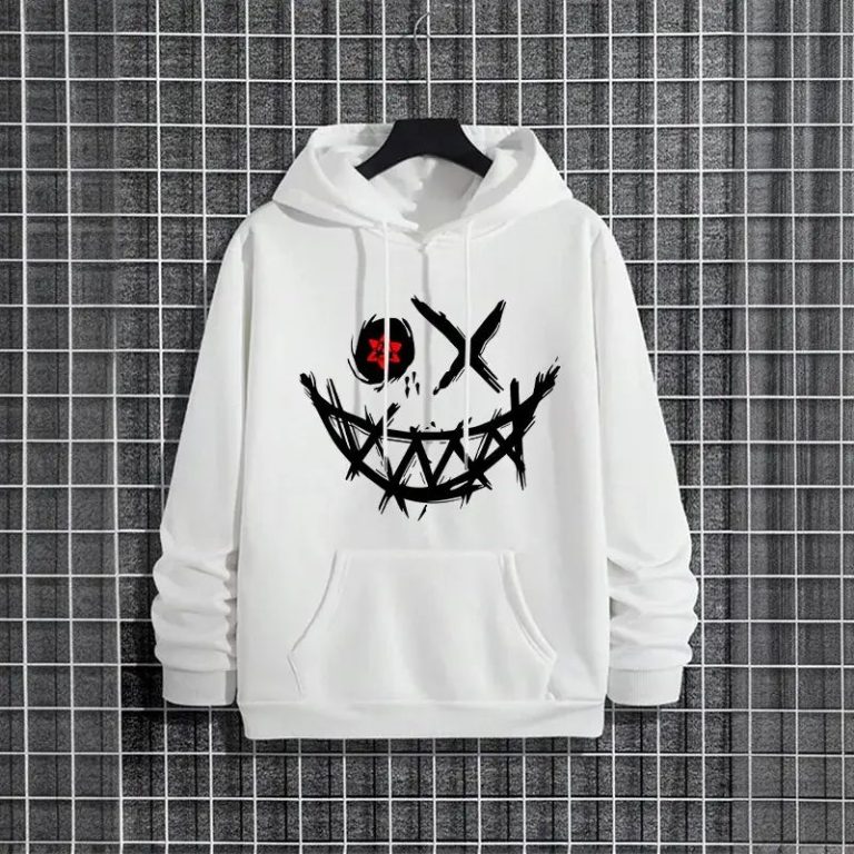 Graphic-streetwear-hoodie-a-capuche-avec-motif-de-visage-aux-yeux-asymetriques-e-picture-5