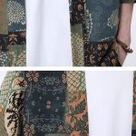 Haori-grande-taille-kimono-patchwork-multicolore-ou-bleu-a-manches-trois-quarts-picture-5