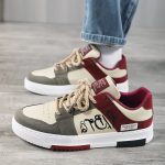 Homme-chaussures-de-skate-basses-en-similicuir-avec-semelle-en-caoutchouc-antide-picture-2